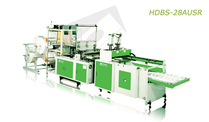 Fully automatic double deck T-Shirt bags making machine (HDBS-28AU)